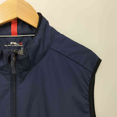 アールエルエックスラルフローレン RLX RALPH LAUREN 裾ドローコード ダブルジップ ベスト メンズ import:L