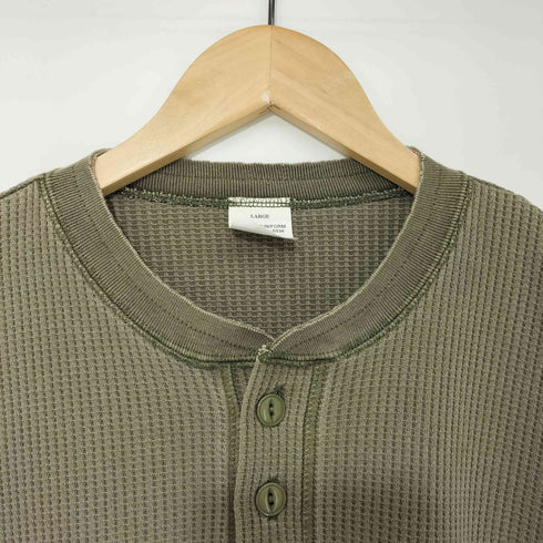 SEABEES Pigment Henry neck Thermal L/S ヘンリーネック サーマル メンズ JPN:L