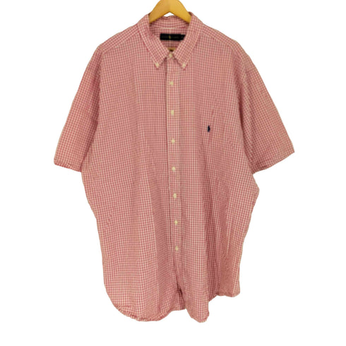 ラルフローレン RALPH LAUREN シアサッカー ポニー刺繍BDシャツ メンズ 2XL TALL