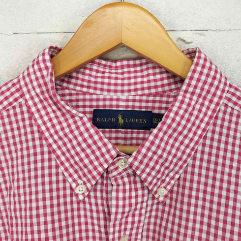 ラルフローレン RALPH LAUREN シアサッカー ポニー刺繍BDシャツ メンズ 2XL TALL