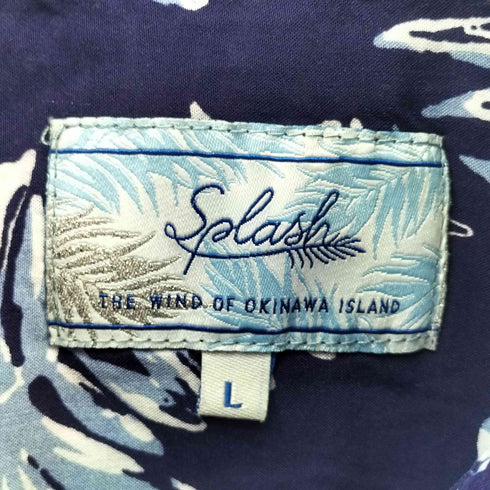 SPLASH レーヨンアロハシャツ メンズ L