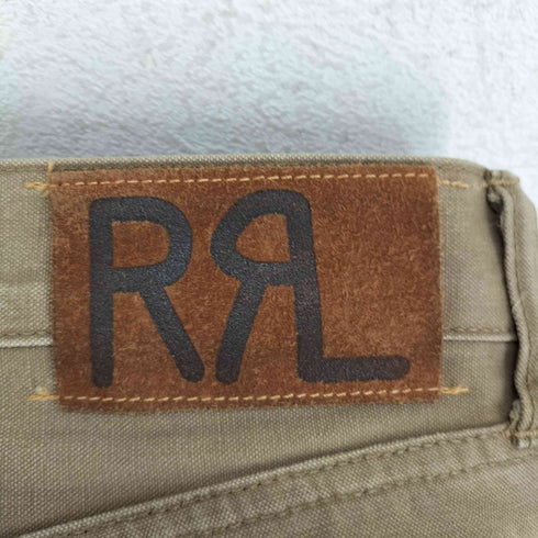ダブルアールエルラルフローレン RRL RALPH LAUREN ボタンフライストレートコットンパンツ メンズ 29