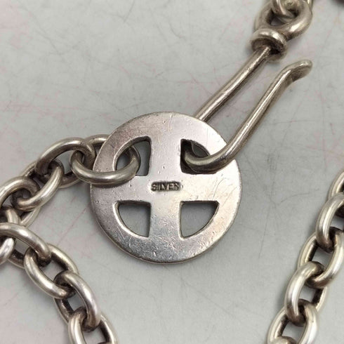 ファーストアローズ First Arrows K18付 ベアクロートップ SILVER 刻印 チェーンネックレス メンズ
