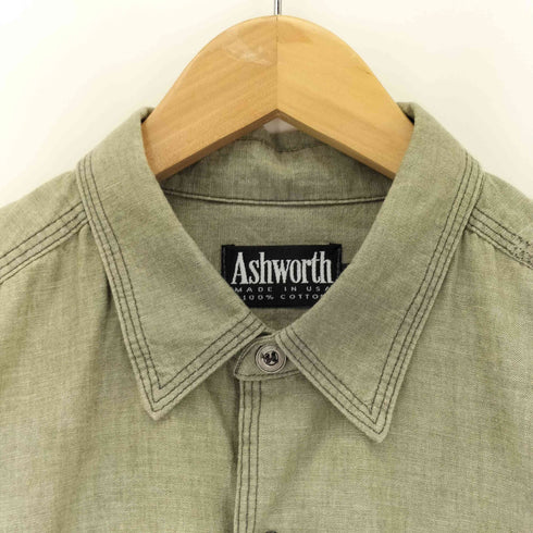 アシュワース ASHWORTH 90s-00s USA製 ボタンダウンコットンシャツ メンズ JPN:S