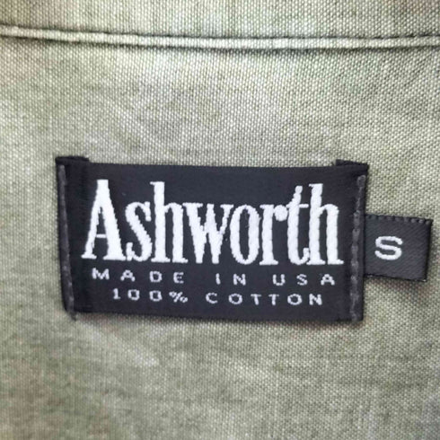 アシュワース ASHWORTH 90s-00s USA製 ボタンダウンコットンシャツ メンズ JPN:S