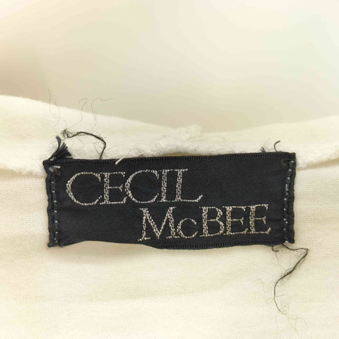 セシルマクビー CECIL McBEE ラメリブライン ジップアップパーカー Y2K レディース