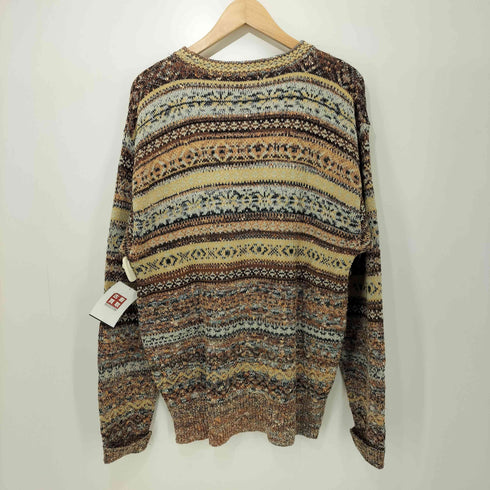 ケンゾー KENZO 90s OLD レーヨン混 フェアアイル ニット メンズ