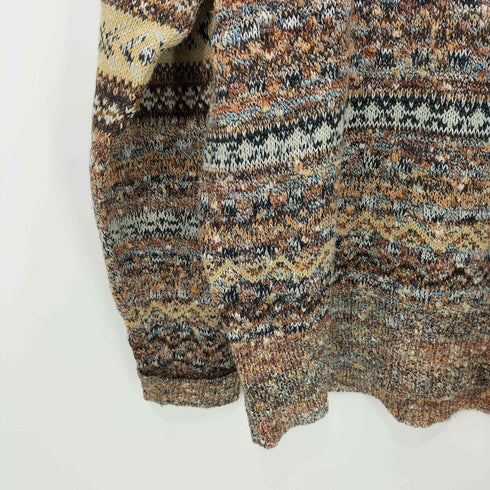 ケンゾー KENZO 90s OLD レーヨン混 フェアアイル ニット メンズ