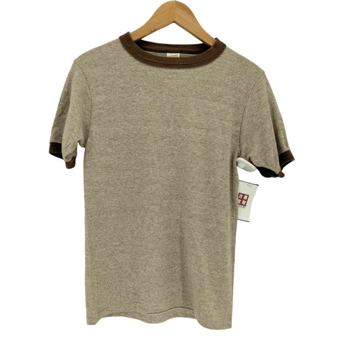 SPORTSWEAR 70-80s USA製 クルーネックリンガーTシャツ レディース JPN:S