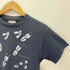ヘインズ Hanes 90s メキシコ製 足跡 両面プリントクルーネックTシャツ レディース M