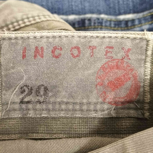 インコテックス INCOTEX SLOWEAR vintage コインポケット コットン チノパンツ メンズ 29inch