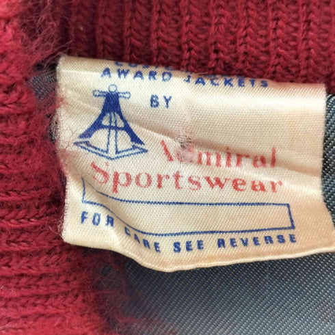 Admiral Sportswear 70s AWARD JACKET レザースリーブ アワードジャケット メンズ