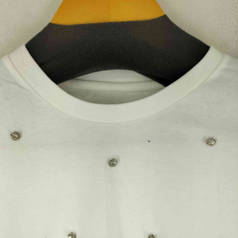 エピヌ epine ビジュー 半袖クロップドTシャツ レディース