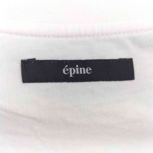 エピヌ epine ビジュー 半袖クロップドTシャツ レディース
