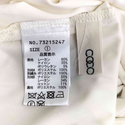 ココディール COCO DEAL レースMIXパフスリーブワンピース レディース JPN:1