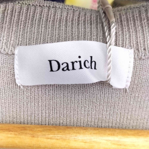 ダーリッチ Darich ノースリーブ ペプラムニット レディース FREE