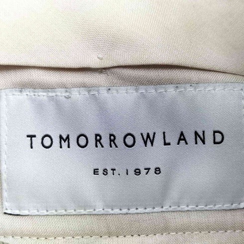トゥモローランド TOMORROWLAND ハルトウールツイル 2プリーツワイドパンツ メンズ JPN:M