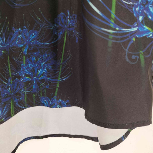 アンリラクシング unrelaxing 彼岸花 ビックシルエット総柄シャツ メンズ FREE