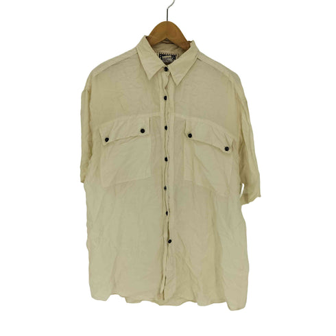 フォレンツァ FORENZA 90S S/S ワーク シルク シャツ レディース import:M