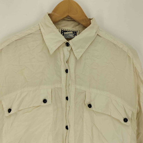 フォレンツァ FORENZA 90S S/S ワーク シルク シャツ レディース import:M