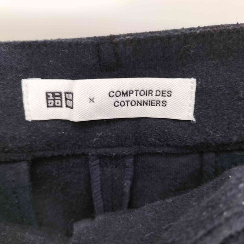 コントワーデコトニエ COMPTOIR DES COTONNIERS 23AW コラボ ブラッシュド ジャージー タック ワイドパンツ レディース JPN:L