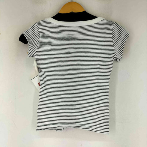 ザラ ZARA ROUND NECK T-SHIRT - striped レディース US M