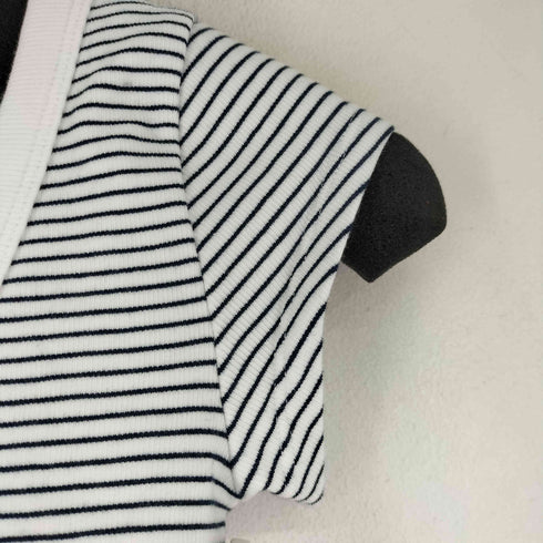 ザラ ZARA ROUND NECK T-SHIRT - striped レディース US M