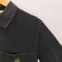 ステューシー Stussy 00S OLD 黒タグ 折れ クラウン 刺繍 ハーフジップ S/S ポロ シャツ 半袖 シャツ メンズ import:S