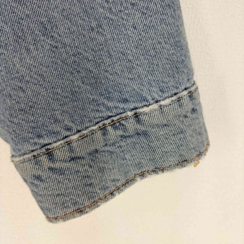 ザラ ZARA パッチポケットデニムジャケット レディース import:L