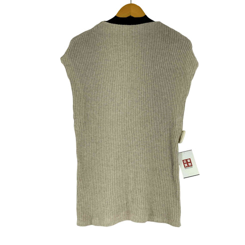 ザラ ZARA ハイネック ニット タンクトップ レディース US L