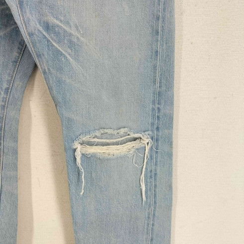 BLUEBIRD BOULEVARD ボタンフライダメージデニムパンツ レディース JPN:XS