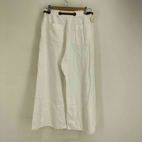 ジョンブル Johnbull ベルテッドカットオフワイドデニムパンツ レディース JPN:M