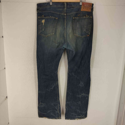 PRPS MADE IN JAPAN 日本製 紫製品 ダメージ ハチノス加工 デニムパンツ Y2K メンズ 36