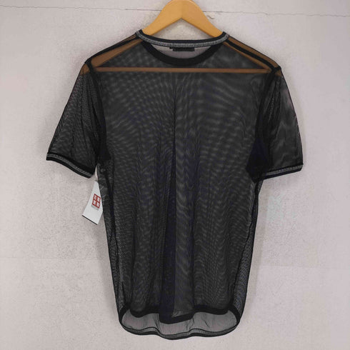 コムサデモードメン COMME CA DU MODE MEN Y2K ラメステッチ メッシュ S/S カットソー メンズ FREE