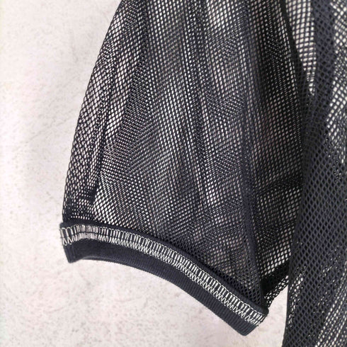 コムサデモードメン COMME CA DU MODE MEN Y2K ラメステッチ メッシュ S/S カットソー メンズ FREE