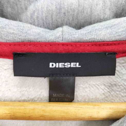 ディーゼル DIESEL ピールオフ ボックスロゴ プルオーバーパーカー メンズ XXS