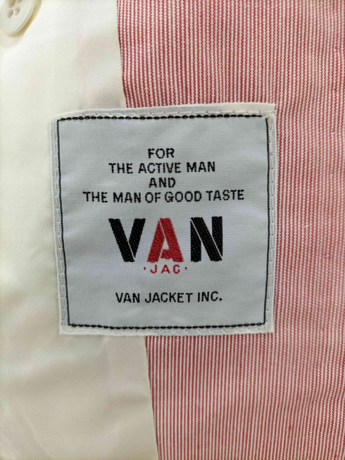 ヴァンヂャケット VAN JAC ストライプ テーラードジャケット サマージャケット メンズ