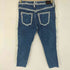 ディーゼル DIESEL BABHILA-SP フリンジ デニムパンツ レディース US:26-27