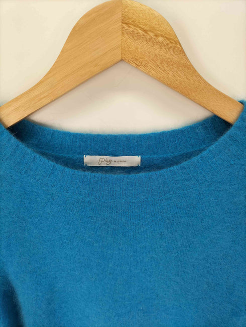 プラージュ plage de charme 七分丈 カシミヤ混 ニット レディース