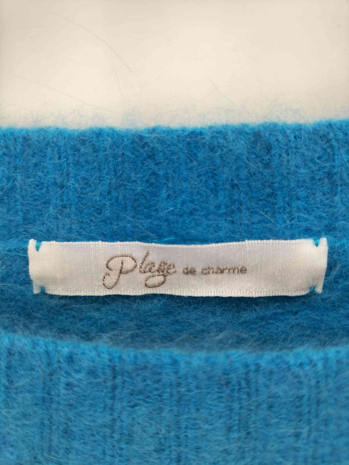 プラージュ plage de charme 七分丈 カシミヤ混 ニット レディース