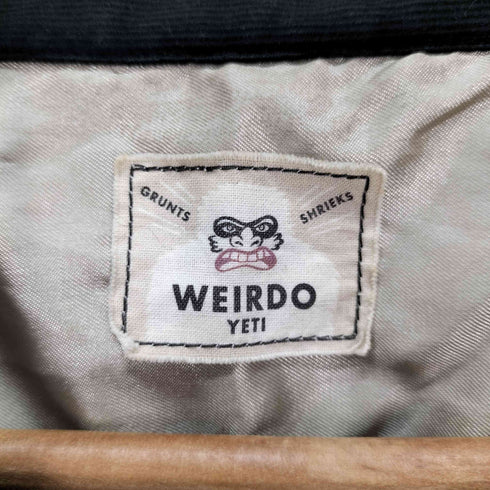 ウィアード WEIRDO YETI - L/S SHIRTS 開襟 オープンカラー イエティプリント コーデュロイ シャツ メンズ JPN:XXL