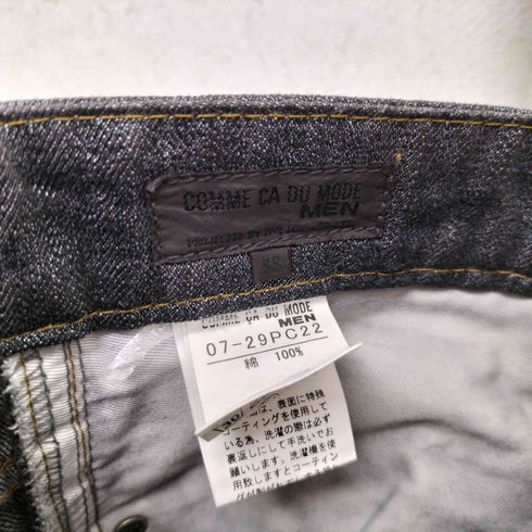 コムサデモードメン COMME CA DU MODE MEN Y2K コーティング加工 デニムパンツ メンズ SS