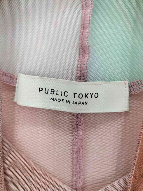 パブリックトウキョウ PUBLIC TOKYO グラデーション シースルートップス レディース FREE