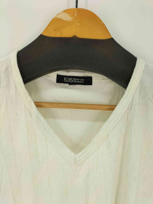 ゴーサンゴーイチプールオム 5351 POUR LES HOMMES Vネック L/S カットソー メンズ JPN:2
