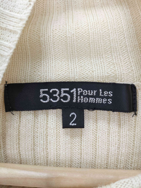 ゴーサンゴーイチプールオム 5351 POUR LES HOMMES タートルネック ウールニット メンズ JPN:2