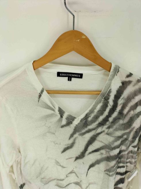 ゴーサンゴーイチプールオム 5351 POUR LES HOMMES Vネック L/S カットソー メンズ JPN:2