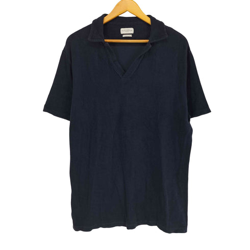 バランタイン BALLANTYNE イタリア製 スキッパーポロシャツ パイル地 メンズ JPN:XL