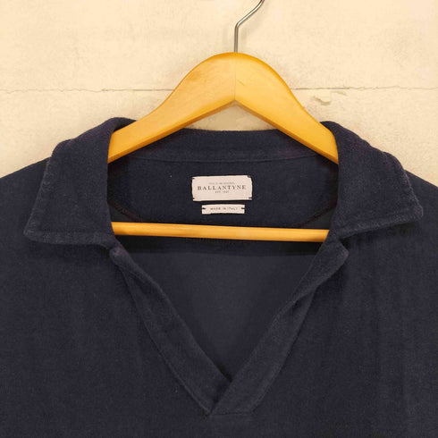 バランタイン BALLANTYNE イタリア製 スキッパーポロシャツ パイル地 メンズ JPN:XL