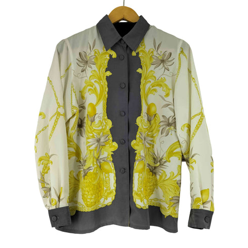 LA DEUX 総柄 L/S シャツブラウス レディース
