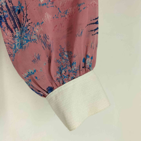 総柄 L/S シアーシャツブラウス レディース JPN:2